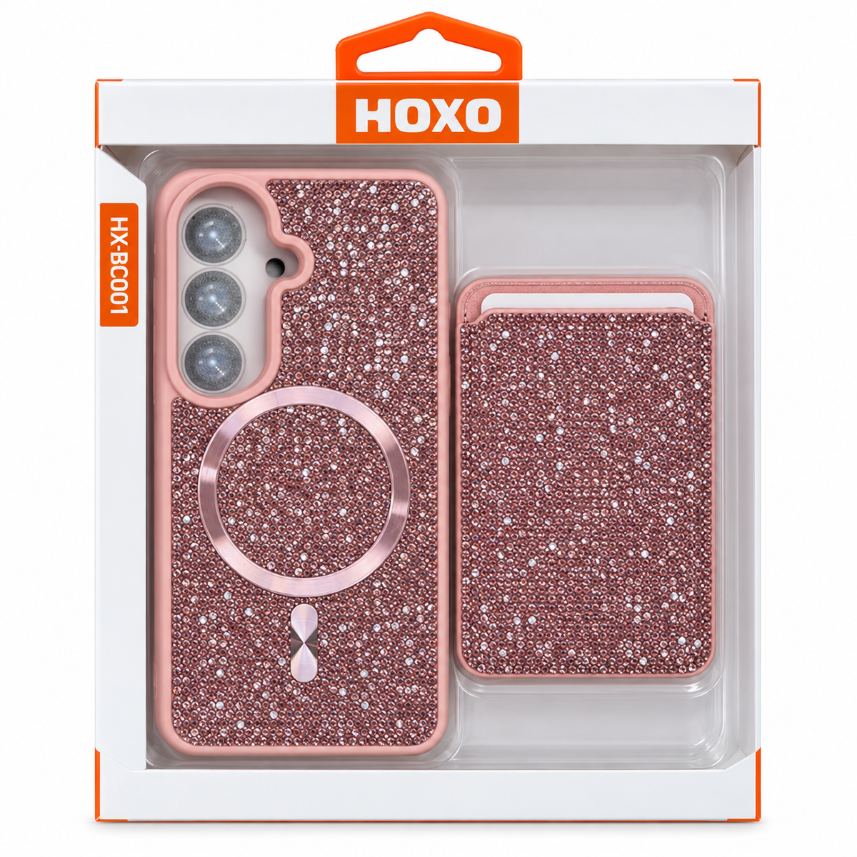 HOXO Bling Bling Phone Case with Card Holder