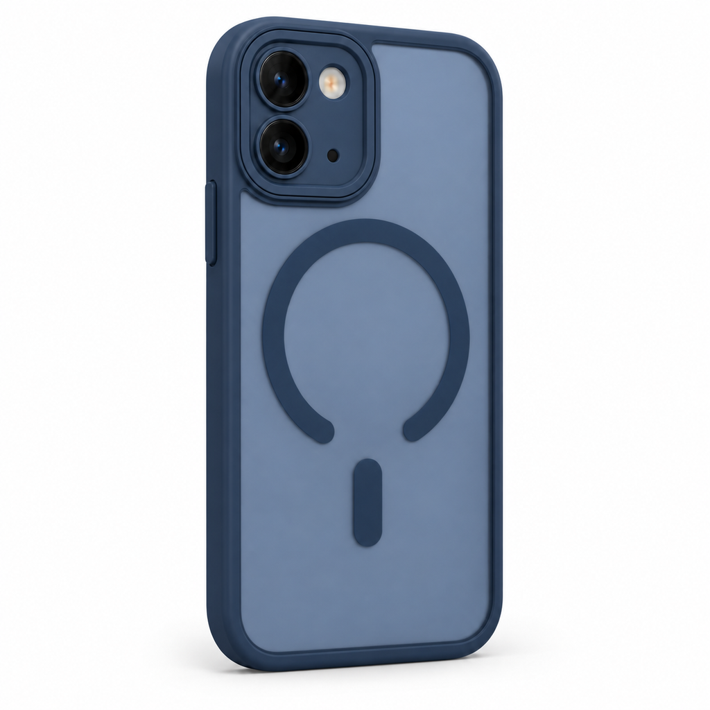 HOXO Magnetic TPU Case for iPhone 12 – Blue
