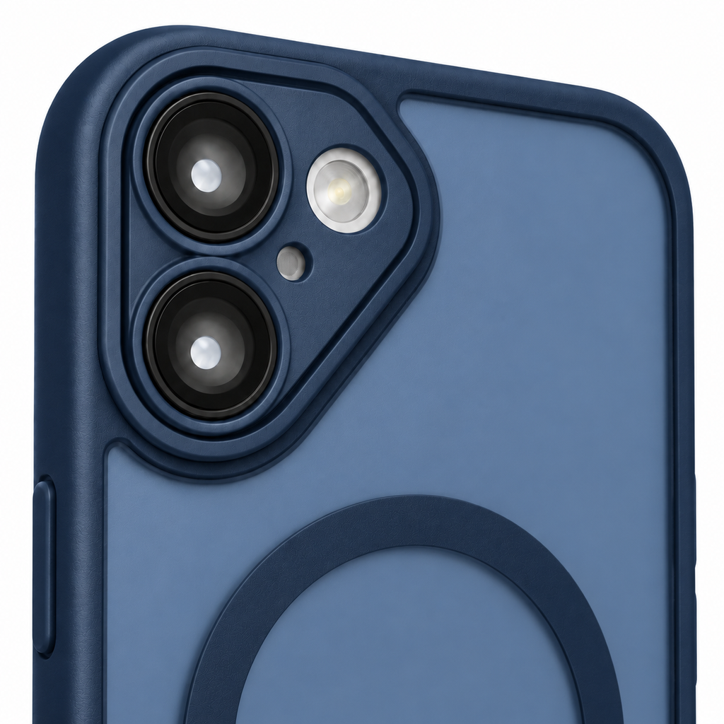 HOXO Magnetic TPU Case for iPhone 17 – Blue