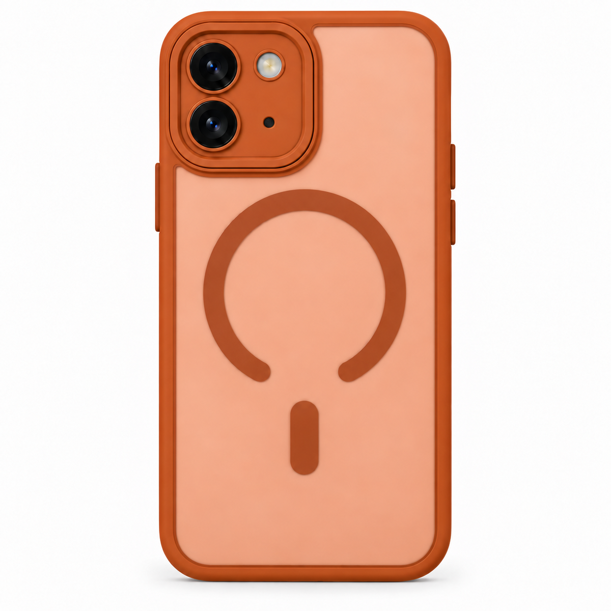 HOXO Magnetic TPU Case for iPhone 12 – Orange