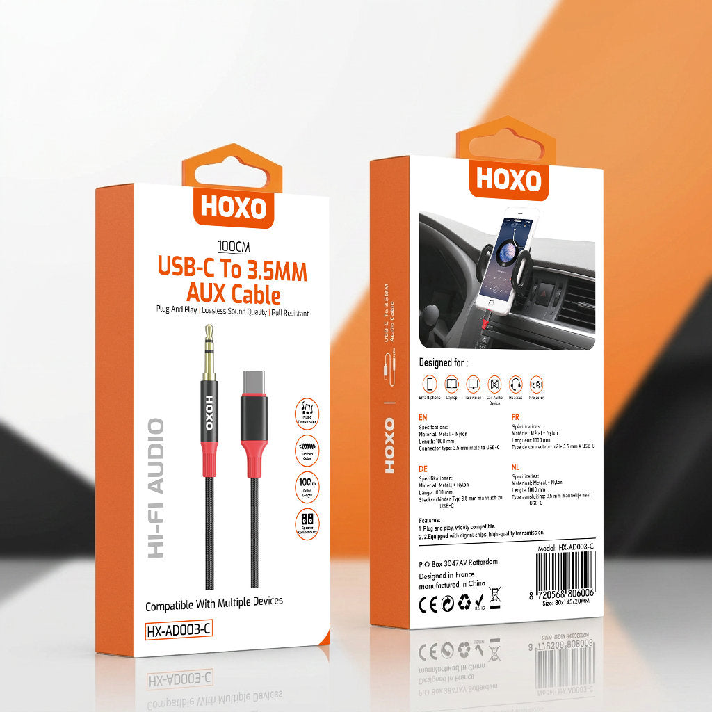 HOXO AUX naar USB-C audiokabel – foto 4