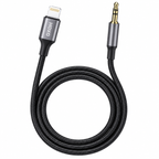 HOXO HX-AD013 gevlochten 8-pin naar 3,5 mm audiokabel, 1 meter