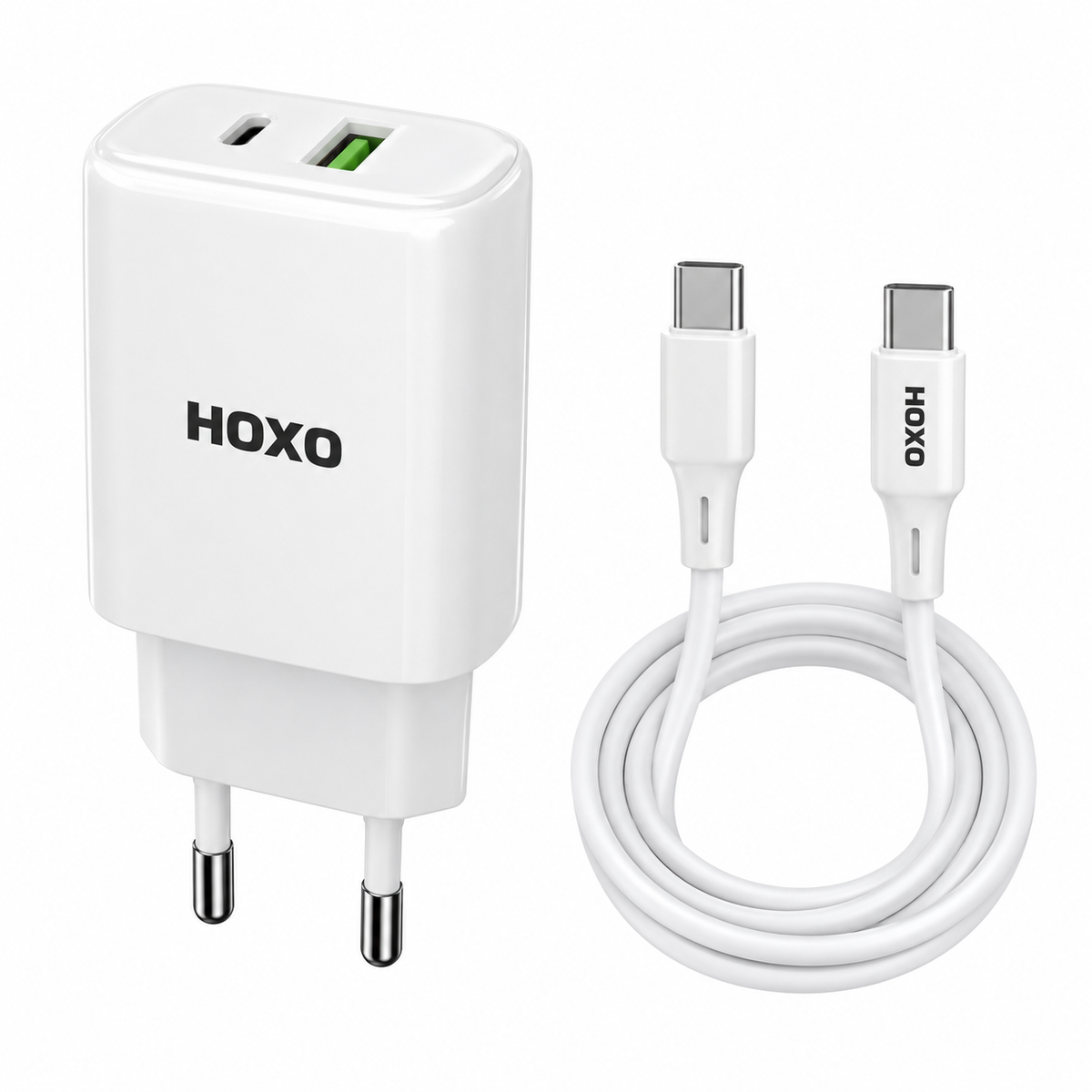 HOXO HX-CH025-CC 30W oplader met USB-C naar USB-C kabel