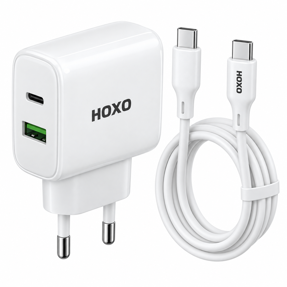 HOXO HX-CH025-CC 30W oplader met USB-C naar USB-C kabel