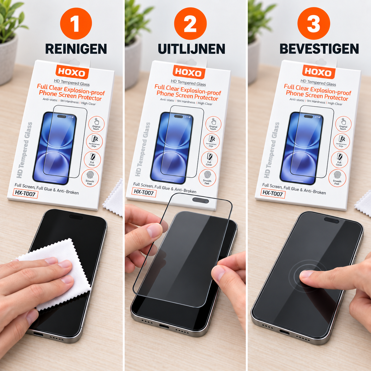 HOXO 6D tempered glass screen protector – 1 piece