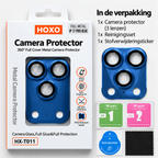 HOXO iPhone 17 Pro camera lens protector — Blue — Packaging