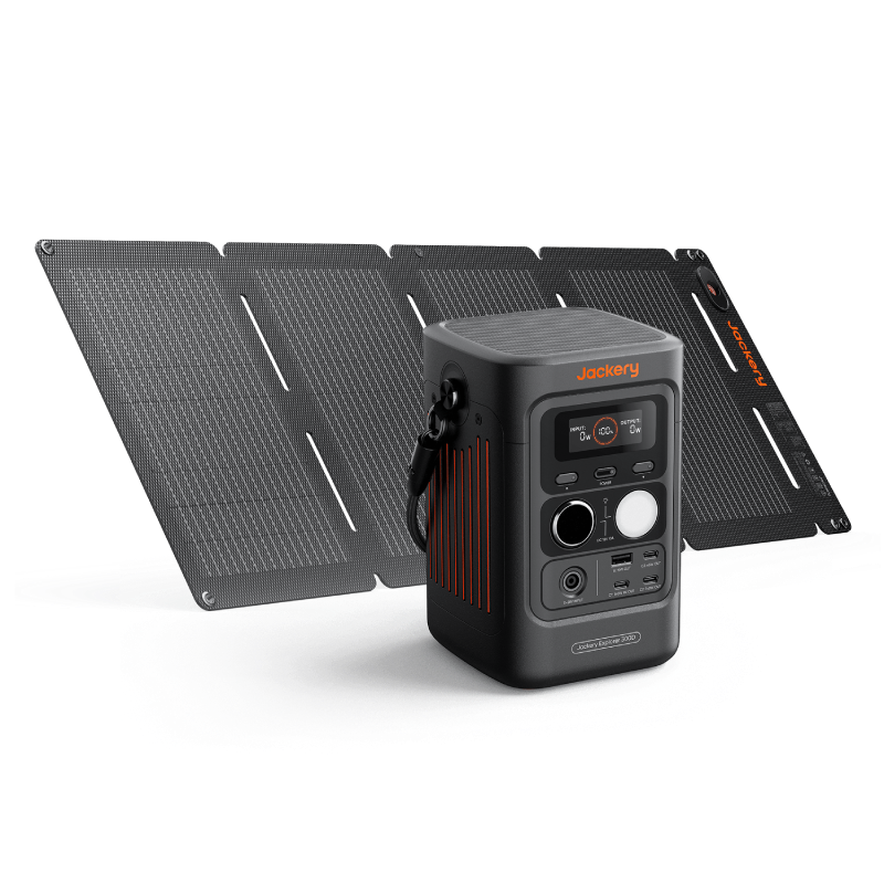 Jackery Explorer 300D + SolarSaga 40W Air solar panel – officiële productafbeelding